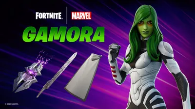 Стражи Галактики, а теперь и Fortnite: Гамора прибывает на защиту острова картинки