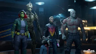 Дракс Разрушитель Гамора Грут Ракетный Енот 4K HD Стражи Галактики Marvel Обои | HD-обои | ID №88310 картинки