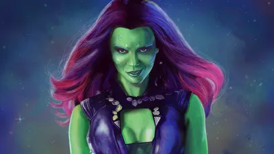 ArtStation - Стражи Галактики - Гамора картинки
