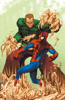 Комиксы Marvel - Песочный человек - Настенный плакат Marvel Age Spider-Man # 17, 22,375 x 34 дюйма - Walmart.com картинки