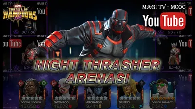 NIGHT THRASHER ARENA - MCOC - MARVEL CONTEST OF CHAMPIONS - YouTube картинки