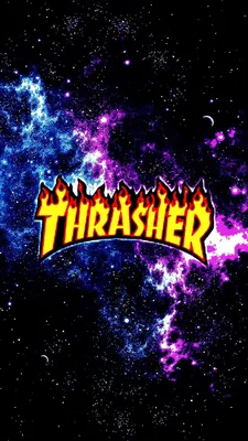 Скачать бесплатно Galaxy Thrasher На самом деле у меня есть этот фон на моем телефоне [1080x1920] для вашего рабочего стола, мобильного телефона и планшета | Исследуйте более 40 фонов для логотипов | Обои с логотипом Love, обои с логотипом Volcom, картинки