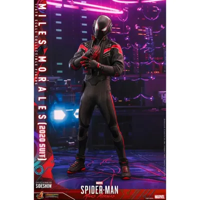 Горячие игрушки Marvel Spider-Man Miles Morales 2020 Suit Figure | Радарные игрушки картинки