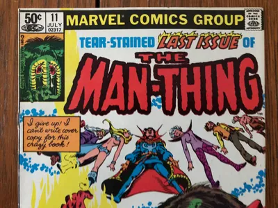 MAN-THING # 11 (июль 1981 г., Marvel) Последний выпуск! история Криса Клермонта; Доктор Стрэндж | eBay картинки