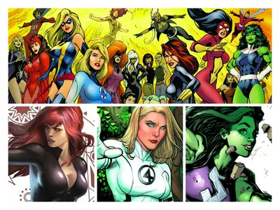 Fierce Divas \ u0026 Femmes Fatales: Top 10: Greatest Women of Marvel Comics картинки