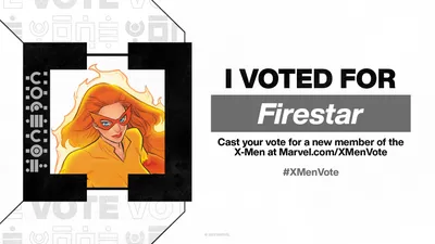 Marvel Entertainment в Твиттере: «Кампания за кандидата #XMenVote! Напишите в Твиттере, почему вы голосуете за Firestar. ❌ https://t.co/jRlIw5UATC (4/10) https://t.co/6wC4qWvfoh \" / Твиттер картинки