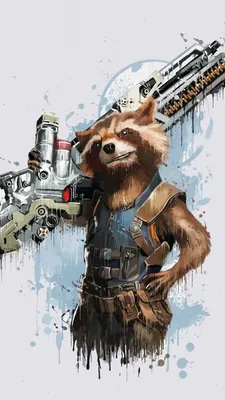 Rocket Raccoon, Avengers: Infinity War, минималка, арт, 2018, 720x1280 Обои | Dessin de super héros, Dessins marvel, Héros marvel картинки