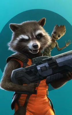 Fortnite Groot Rocket Raccoon Marvel 4K Обои #7.2563 картинки