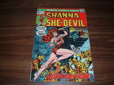 Shanna The She-Devil 1,2,3,4 лот из 4 комиксов | eBay картинки