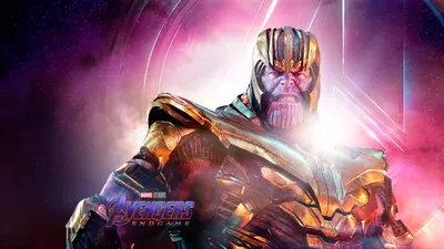 Скачать обои Avengers Purple Thanos Hd картинки