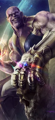 Совет Marvel Thanos HD iPhone Обои Скачать бесплатно картинки