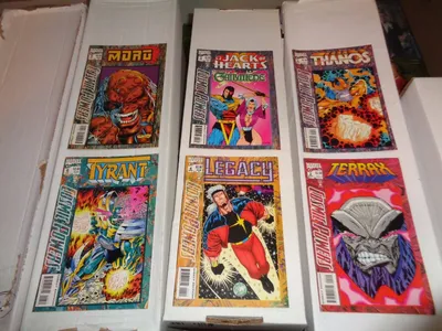 Полный набор Marvel Cosmic Power 1-6 1994 VF - NM Состояние Thanos Terrax Morg | eBay картинки