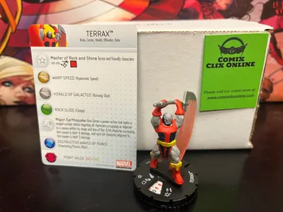 Heroclix Marvel Удивительный Человек-Паук | Terrax 045 Супер Редкий | eBay картинки