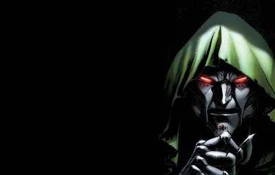 Обои Паук, Маска, Капюшон, Марвел, Злодей, Marvel Comics, Comics, Spider, Mask, Марвел, Hood, Comics, Dr. Doom, Доктор Дум, Красные глаза, Виктор фон Дум картинки на рабочий стол, раздел фантастика - скачать картинки