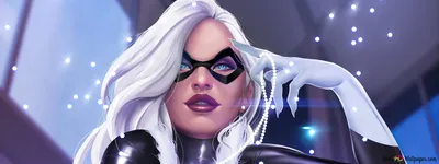 Black Cat (Felicia Hardy) Comics 4K Wallpaper eroflueden картинки