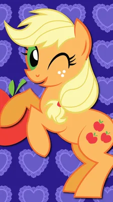 ID: 440006 / My Little Pony: Friendship is Magic Обои для телефона, Applejack (My Little Pony), 750x1334 скачать бесплатно картинки