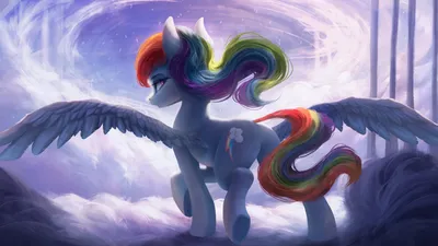 Rainbow Dash Wallpaper 4K, Pegasus pony, Graphics CGI, #255 картинки