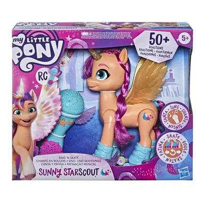 Amazon.com: My Little Pony Sing N Skate Sunny, F17865L0: игрушки и игры картинки