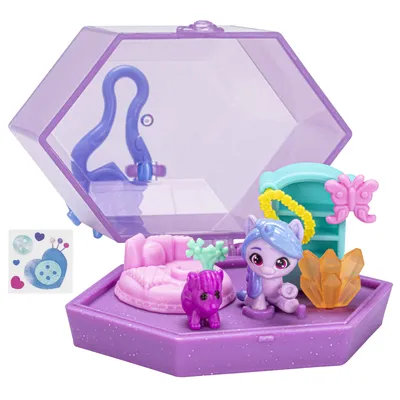 My Little Pony Mini World Magic Crystal Keychain Izzy Moonbow, портативный игровой набор - Walmart.com картинки