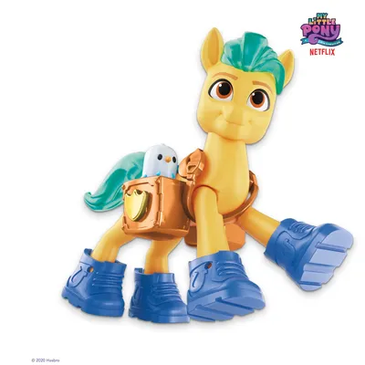 Набор фигурок My Little Pony: A New Generation Movie Crystal Adventure Hitch Trailblazer, 20 предметов — Walmart.com картинки