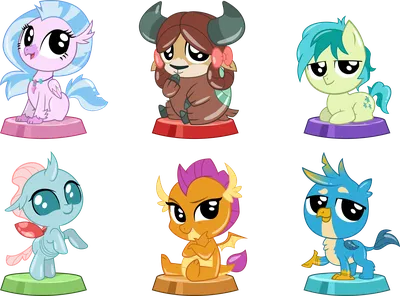 1322505 My Little Pony: лучший подарок на свете 4K, Sandbar (My Little Pony), Silverstream (My Little Pony: Friendship is Magic), Yona (My Little Pony), Gallus (My Little Pony), Smolder (My Little Pony), Ocellus ( картинки