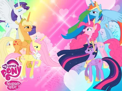 Мой маленький пони Обои и фоны - w8themes | My little pony princess, Мои маленькие пони обои, Маленькие пони картинки