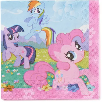 Салфетки My Little Pony Paper Lunch Party, 16ct - Walmart.com картинки