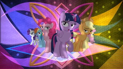 1320588 My Little Pony: Friendship Is Magic 4K, Эпплджек (Мой маленький пони), Рарити (Мой маленький пони), Радуга Дэш, Сумеречная Искорка, Флаттершай (Мой маленький пони), Пинки Пай - Редкая галерея HD обои картинки