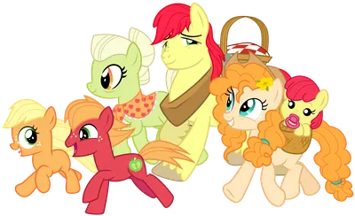 1320169 My Little Pony: Friendship Is Magic 4K, Big Macintosh, Bright Mac, Applejack (My Little Pony), Granny Smith (My Little Pony), Pear Butter (My Little Pony), Apple Bloom - Rare Gallery HD Wallpapers картинки