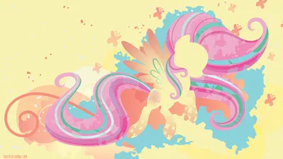 1321922 My Little Pony: Friendship Is Magic 4K, Fluttershy (My Little Pony), Minimalist - Rare Gallery HD Wallpapers картинки