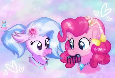 Silverstream & Pinkie Pie Sleepover Makeover от RainbowEeveeYT -- Fur Affinity [dot] net картинки