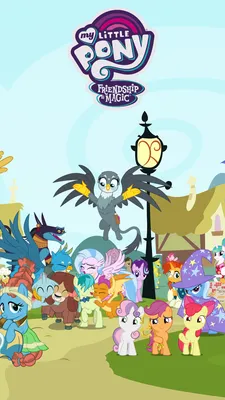 ID обоев: 382793 / TV Show My Little Pony: Friendship is Magic Обои для телефона, Apple Bloom, Gallus (My Little Pony), Bifröst (My Little Pony), Gabby (My Little Pony), Dr. Hooves (My Little картинки