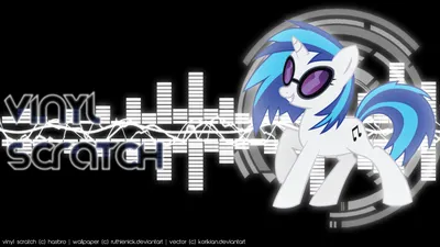 Vinyl Scratch Wallpaper - My Little Pony Friendship is Magic Обои (36965340) - Fanpop картинки