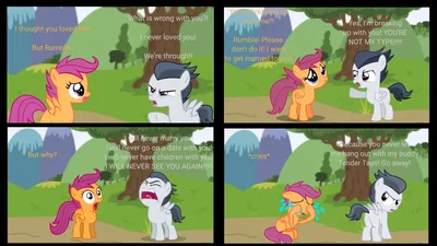 2285462 - сейф, художник:angrymetal, грохот, scootaloo, пегас, знаки и отдых, 1000 часов в MS Paint, насилие, расставание, задница, комикс, плач, диалог, женщина, мужчина, сюжет, отклонено, отклонение, самокат, отказано в доставке , прямая, вектор - Дерпибоору картинки