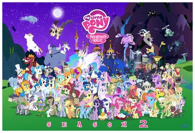 A.T.D.I.: 10 моих любимых персонажей MLP:FiM: сезон 2, издание картинки