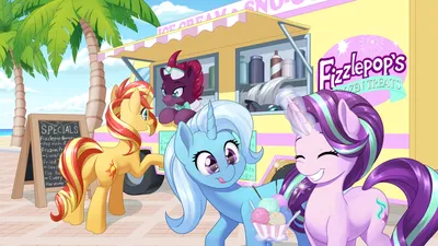 1309605 My Little Pony: The Movie 4K, Tempest Shadow, Sunset Shimmer, Trixie (My Little Pony), Starlight Glimmer, Grubber (My Little Pony) - Rare Gallery HD Wallpapers картинки