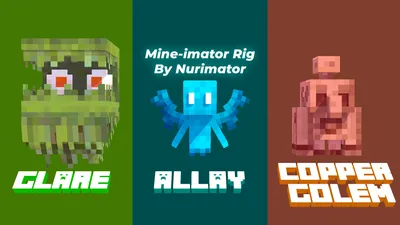 Glare Allay Copper golem - Модель Mine-imator - Модели - Форумы Mine-imator картинки