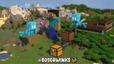 Allay Mob Statues Карта Minecraft картинки