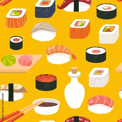 Вот некоторые обои Kawaii Sushi картинки