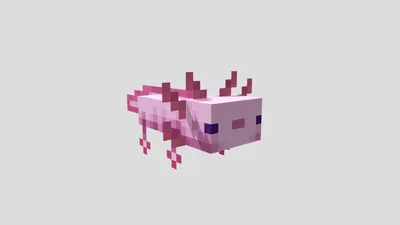 Аксолотли в Minecraft от Tankakuka на Newgrounds картинки