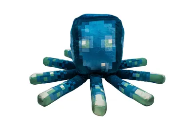 Детское постельное белье Minecraft Squid Плюшевые обнимашки и декоративная светящаяся в темноте подушка Buddy, микрофибра, синяя, Mojang, игровые постельные принадлежности - Walmart.com картинки