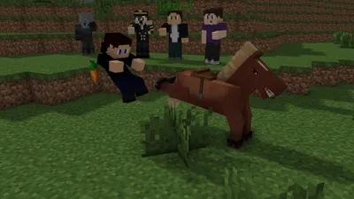 Failing to Tame a Horse [2K] [Обои] - Обои и арт - Mine-imator forums картинки