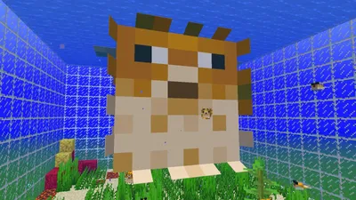 PhoenixSC / Hamish on Twitter: \"Minecraft | Cursed Images 28 (Extremely Inflated Pufferfish) https://t.co/7mqEsBeRsk https://t.co/CCPMS0PAsk\" / Twitter картинки