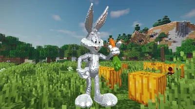 Схема сборки Minecraft Bugs Bunny - Купить 3D модель без лицензионных отчислений от inostupid (@inostupid) [5bd61c5] картинки