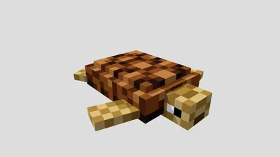 Морская черепаха в стиле Minecraft - Купить 3D модель без лицензионных отчислений от toby109tt (@tobyplowy) [b2e975e] картинки