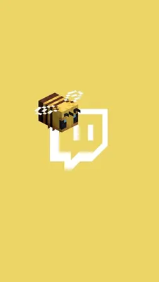 twitch эстетика логотипа пчелы | Обои Mc, Обои Team, Обои Minecraft картинки