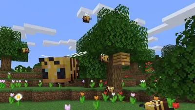 Пчелы в Minecraft: как найти пчел и собрать мед | PCGamesN картинки