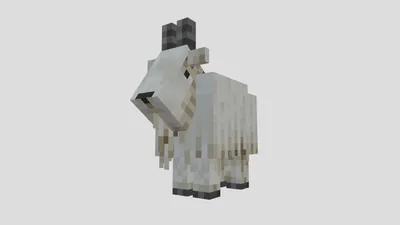 Minecraft Goat - Скачать бесплатную 3D модель от MeXuHang (@MeXuHang) [7190b1e] картинки