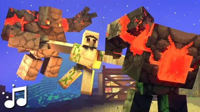 ♪ TheFatRat MAYDAY feat. Laura Brehm [Iron Golem Vs Redstone Golem] Minecraft Animation Music Video — YouTube картинки