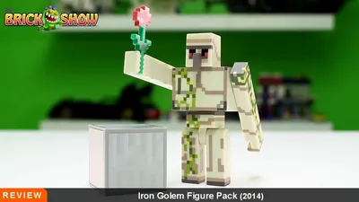 Обзор Minecraft Iron Golem Figure Pack - видео Dailymotion картинки